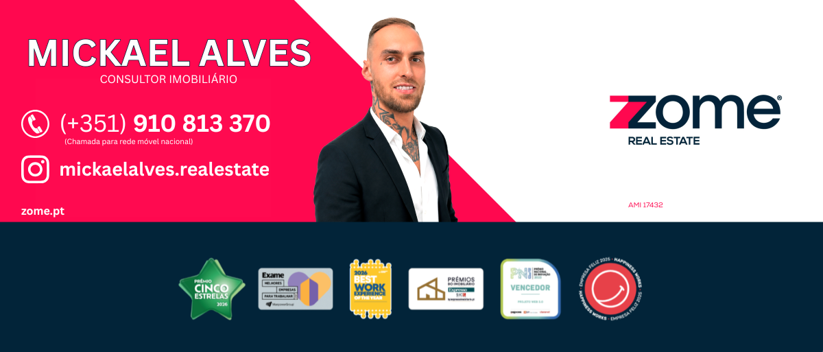 Mickael Alves, Consultor Imobiliário Zome Real Estate